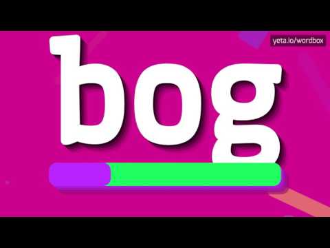 BOG - HOW TO PRONOUNCE IT!?