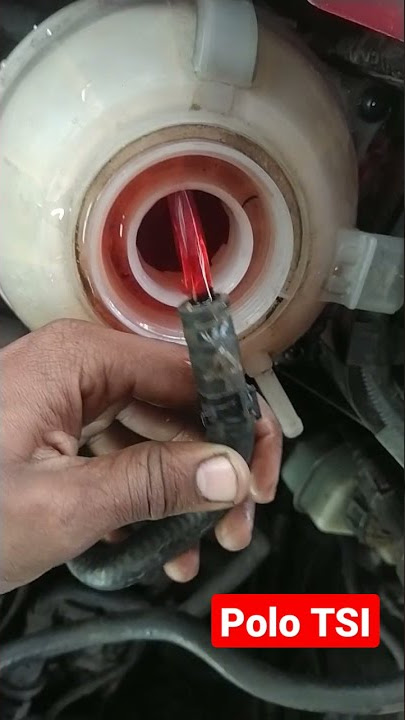 VW Polo TSI ENGINE Coolant Air Removing#Short#VW#Polo#TSI