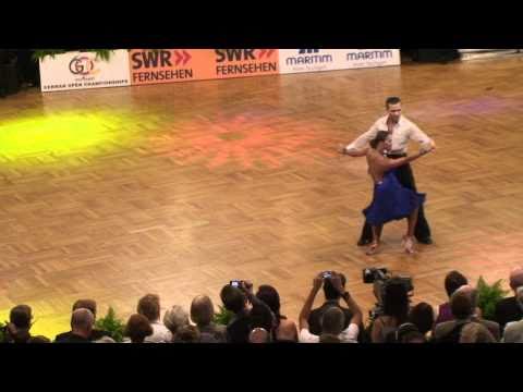 Andres & Anna dancing solo Rumba in the final of German Open 2010