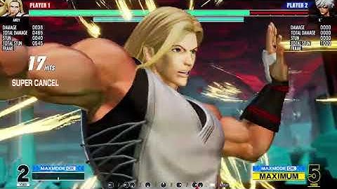 KOF XV: Andy - New Combo Patch 1.62 !