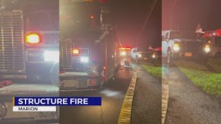 Marion house fire believed to have started in basement