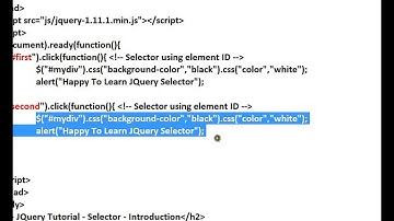 MULTIPLE SELECTORS IN JQUERY DEMO TAMIL