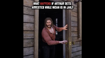 Arthur gets arrested while Micah is in Jail😂 #rdr2 #reddeadredemption