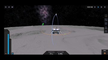 Simple Rockets 2 mobile- landing on moon with rovers