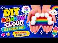 Easy Rainbow Cloud Craft for Kids 🌈 Popsicle Stick DIY #diy #craft #craftyfun #kids