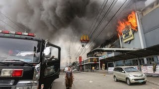 Philippines mall fire: Dozens feared dead in Davao blaze