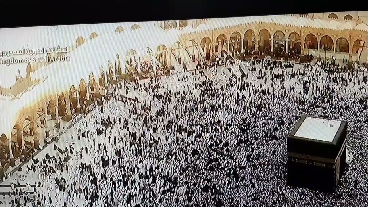 مباشرة من مكة المكرمة هذا الصباح لمحبي بيت الله الحرام ورسوله صلى الله عليه وسلم 