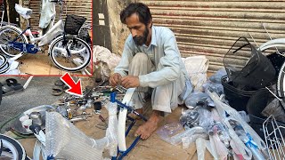 Roadside Bicycle Assembly | Cycle Banane Ka Complete Step-by-Step Process @SkillFactoryHub