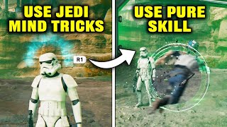 Cal uses Jedi Mind Tricks on Stormtrooper (All Choices) in Star Wars Jedi: Survivor