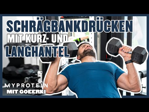 Schrägbankdrücken mit Kurz- und Langhantel | Form & Technik