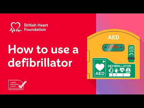 How to use a defibrillator (AED) during cardiac arrest