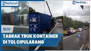 Mobil SUV Tabrak Truk Kontainer di Tol Cipularang 1 Meninggal