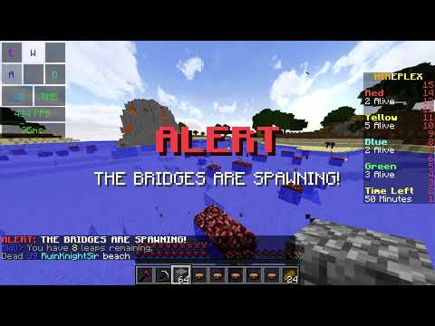 400 SUB SPECIAL...Fighting Bhoppers and being too close to my mic (Mineplex Bridges 5v1)