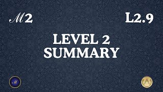 ℳ 2L2.9: What We Learned in Level 2 (M2L2 Recap).