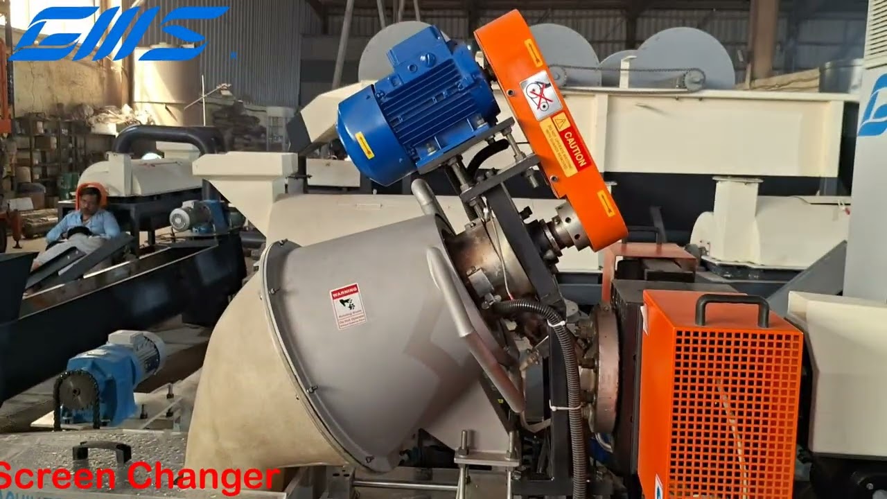 Multi layer (PE + PET) Plastic Grinded Film Waste Recycling