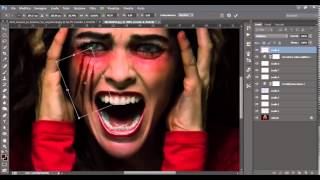 Zombie effect - Adobe Photoshop screenshot 5