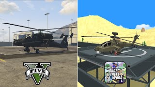 Dude Theft Wars VS GTA 5 Helicopters !!! 🚁🚁🚁