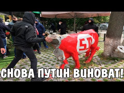 Видео: Националисты громят офис Балашова