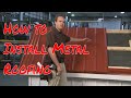 Installing Metal Roofing Panels