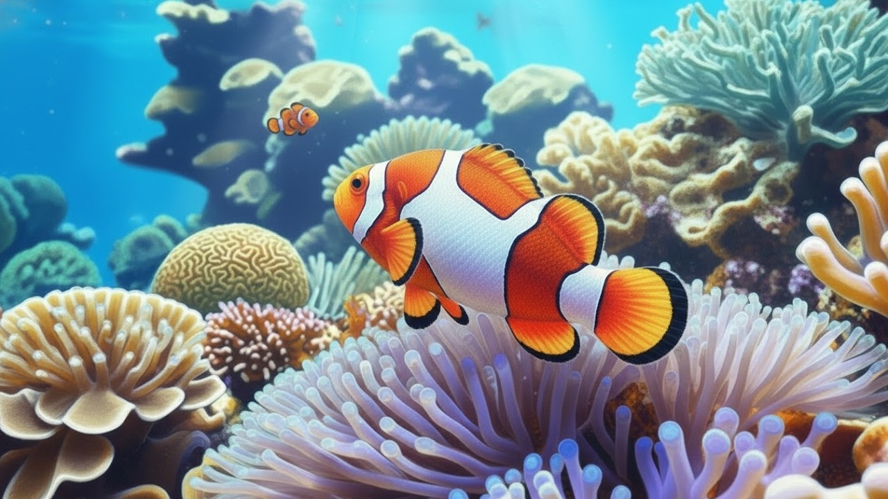 The Best 4K Aquarium - Dive Into The Mesmerizing Underwater Realm, Sea Jellyfish, Coral Reefs .