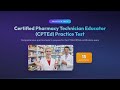 CPTEd Practice Test Sample | Certified Pharmacy Technician Educator Exam Questions &amp; Answers