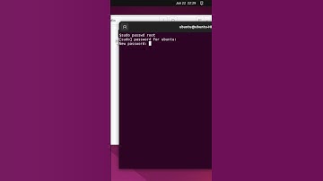 Change/Reset root password in Ubuntu Linux