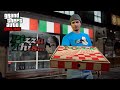 TRABALHANDO COMO ENTREGADOR DE PIZZA 😂🍕 | GTA V ONLINE feat. @leonkushnergames