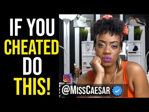 Video: How To Deal With A Guy After Cheating