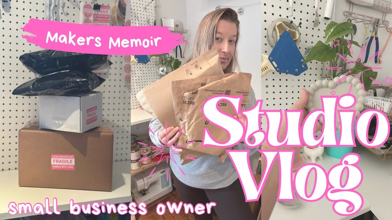 Studio Vlog | New Product Line | Day In The Life Of A Small Business ...