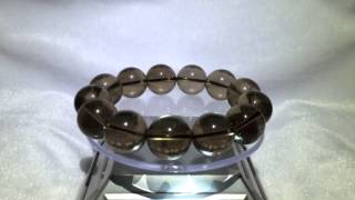 スモーキークォーツブレスレット(強い保護力でストレスを鎮め、安定をもたらすパワーストーン)