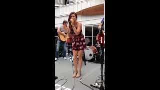 Video Thumbnail for Part of Lucy Hale singing kiss me today