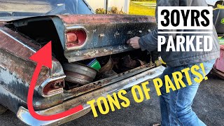 First clean up in 30 years on our $500 65 Dodge Dart 2 door