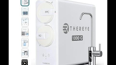 Thereye 8 Stage Reverse Osmosis System, 1000 GPD Tankless