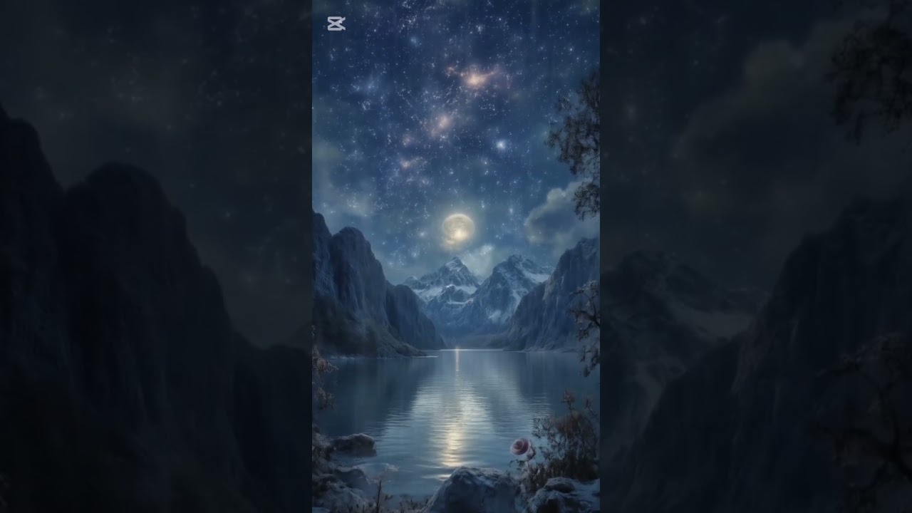 animated night scene with rain and nature sounds