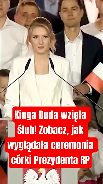 Kinga Duda wzięła ślub! Zobacz, jak wyglądała ceremonia córki Prezydenta RP