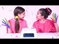 Rainbow Hand Princesses ⭐ Princesses In Real Life | Kiddyzuzaa - WildBrain