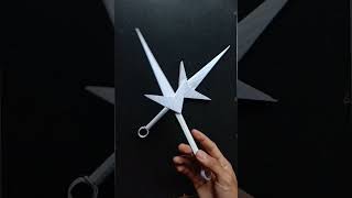 Cara Membuat Kunai Minato Dari Kertas Origami / Cara Membuat Kunai Dari Kertas Buku / Mainan Kertas Resimi
