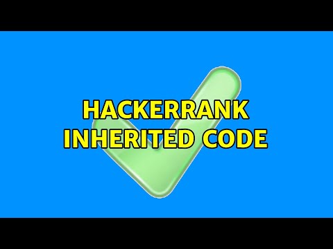 Hackerrank Inherited Code