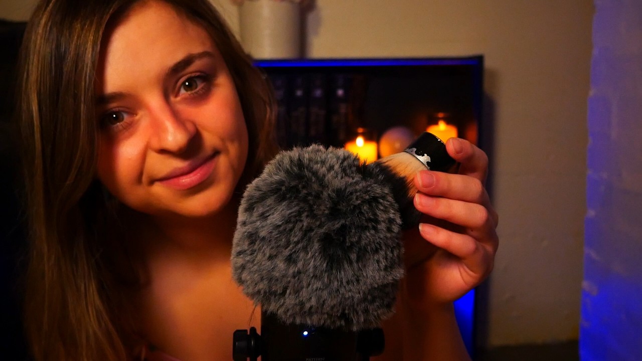 Slow, Intentional Mic Brushing ASMR for Deep Sleep