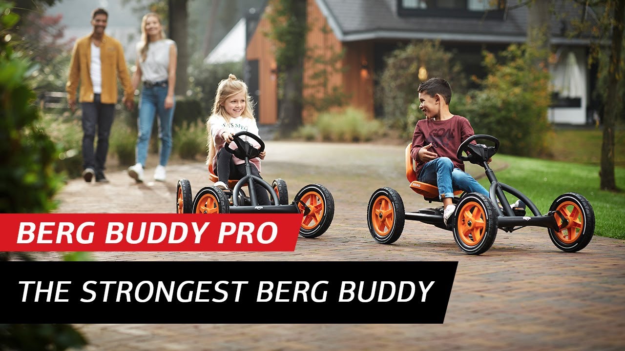 BERG Kart à pédales enfant Buddy Grey édition spéciale