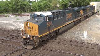 Trains in Marion, Ohio (14 June 2020)