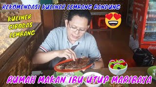 Rekomendasi Kuliner Lembang Bandung Rumah Makan Ibu Utup Maribaya Kuliner Cibodas Lembang