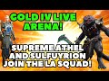 Supreme athel and sulfuyrion join the live arena team