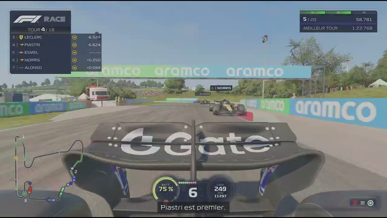 F1 25_GP de Hongrie. pilote du jour ?😂