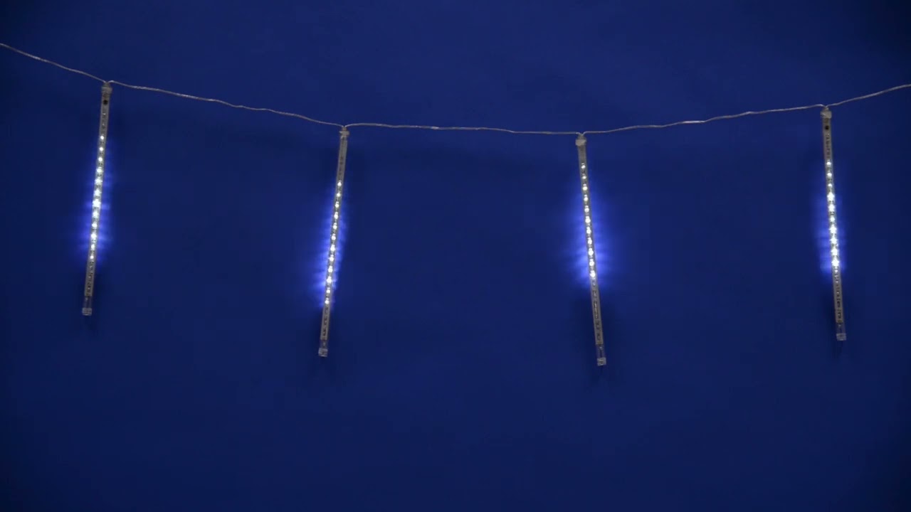 UL 00000167 ULD E1505 336 DTK BLUE IP44 TWISTED METEOR Занавес светодиодный фигурный «Звездный дождь