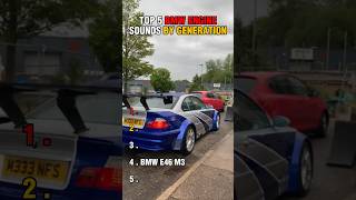 TOP 5 BMW ENGINE SOUNDS BY GENERATION