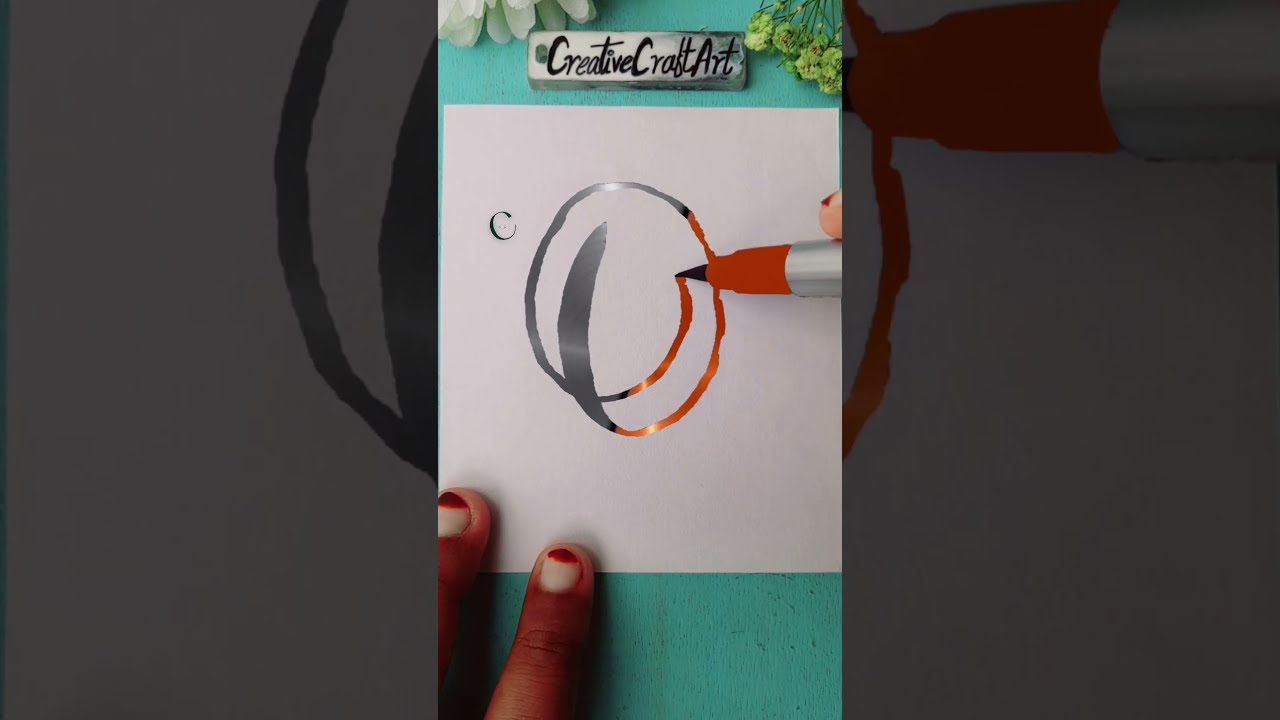  I Bet 99 Of You Draw A O Like This Shorts Youtubeshorts Art Relaxing Satisfying