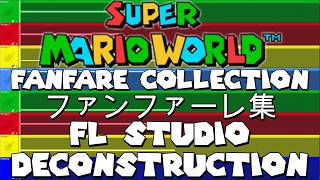 Super Mario World - FANFARE COMPILATION - FL Studio Deconstructions