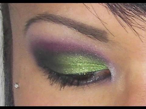 Image result for green and purple eyeshadow looks