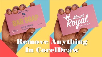 Remove anything From Photo in CorelDraw | Remove text from photo in CorelDraw | CorelDraw Tutorial